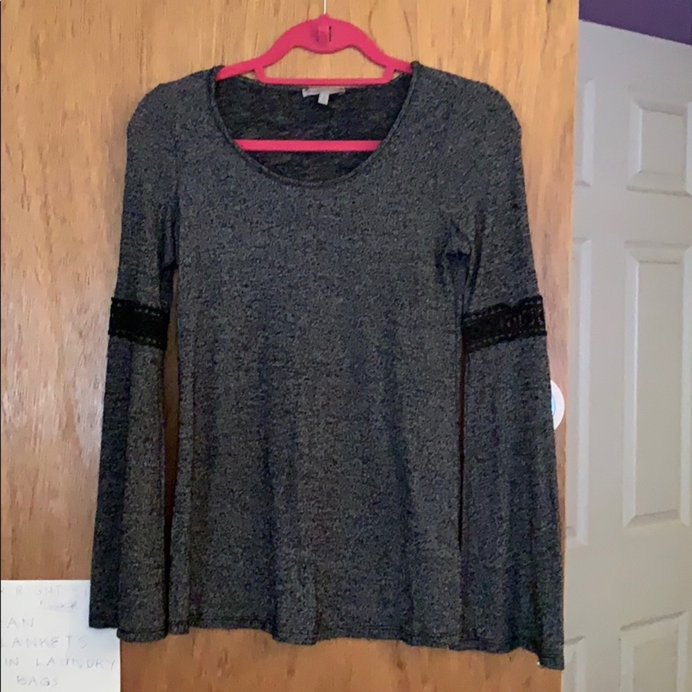 grey long sleeve